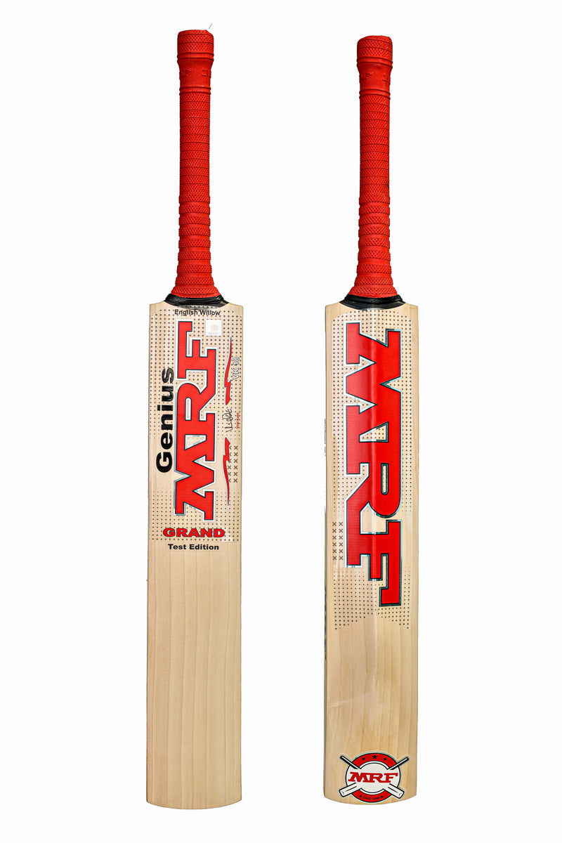MRF Grand Test Edition Short Handle English Willow Cricket Bat GA