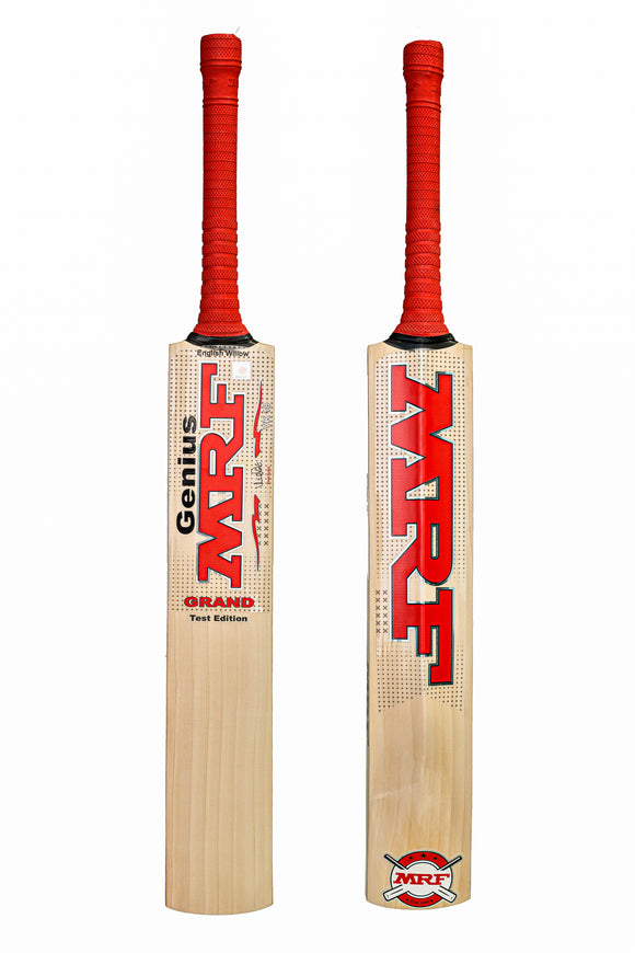 MRF Grand Test Edition Short Handle English Willow Cricket Bat