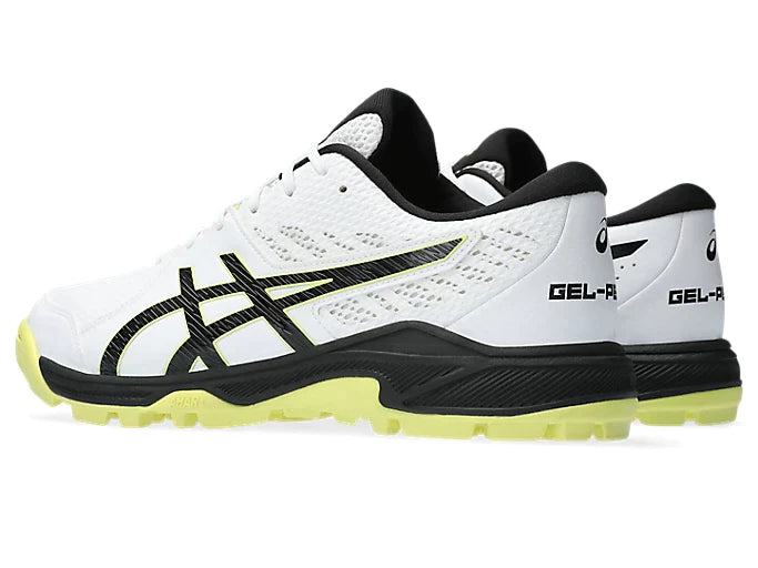 Asics Gel Peake 2 White/Glow Yellow GS(Junior) Cricket Rubber Shoe