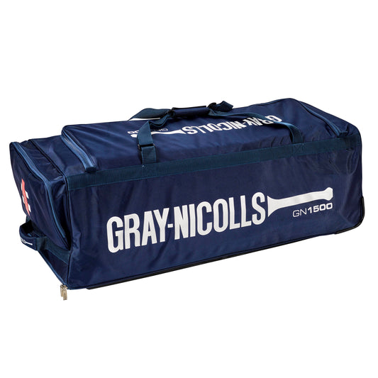 Gray Nicolls GN 1500 Cricket Wheelie Bag Navy