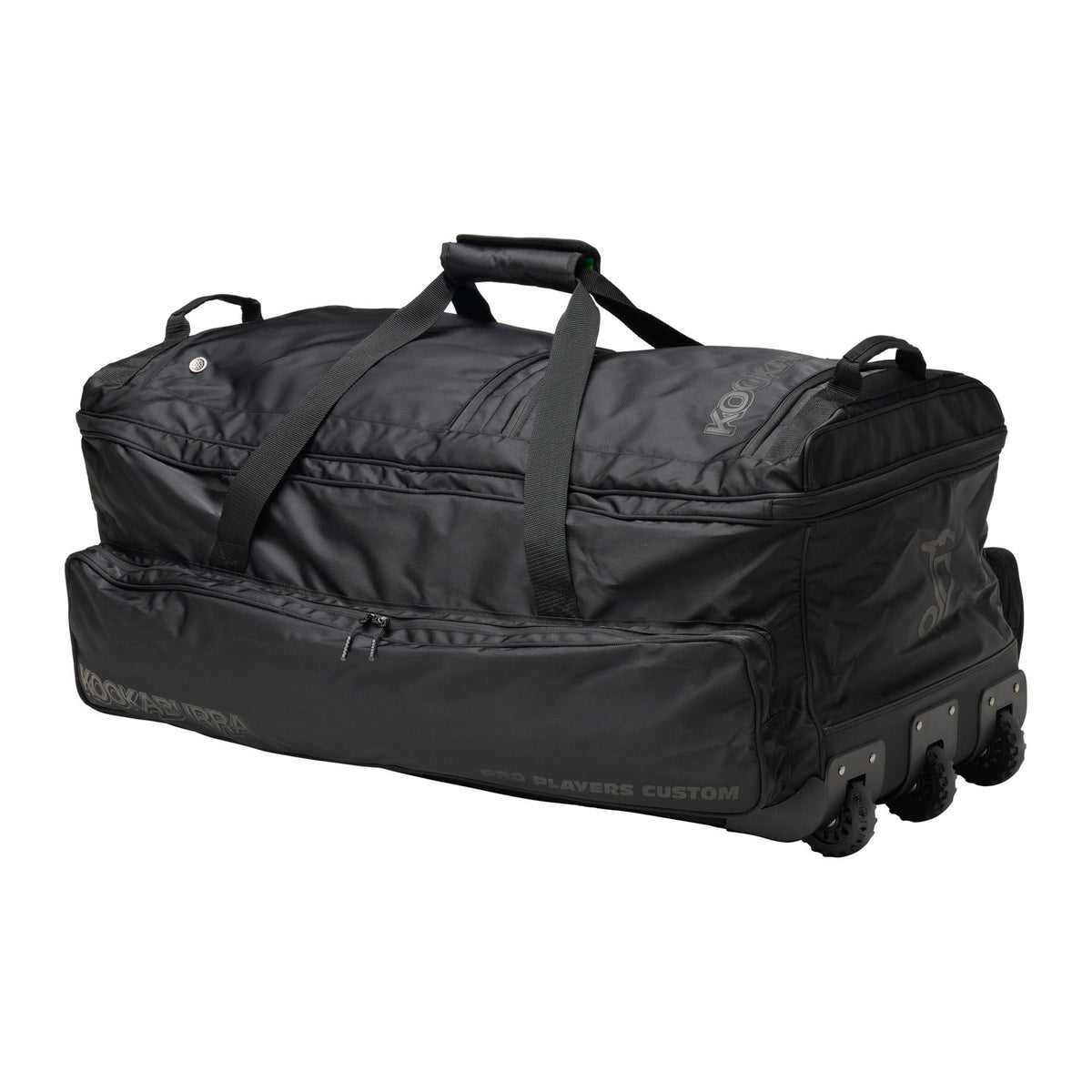 Kookaburra Pro Players Custom Wheelie Cricket Bag Black