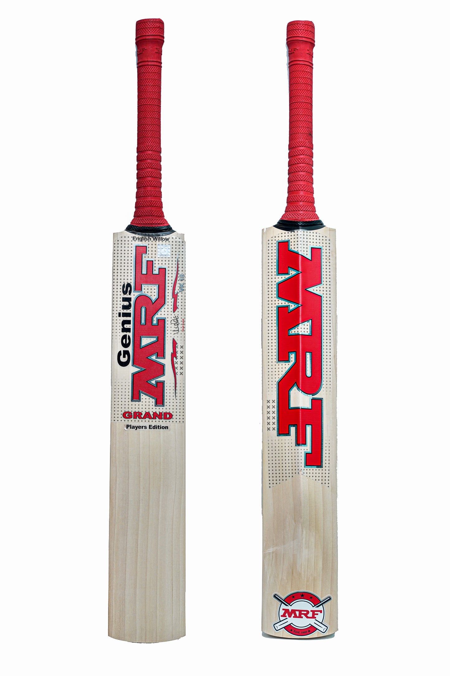 MRF Genius Grand Player Edition Short Handle English Willow Cricket bat
