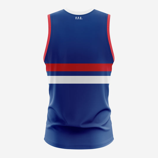 WESTERN BULLDOGS AFL REPLICA ADULT GUERNSEY