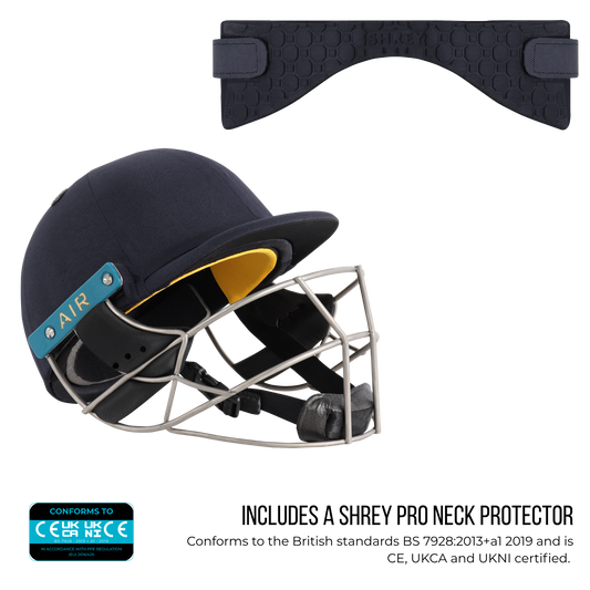 Shrey MasterClass Air 2.0 Titanium Cricket Helmet with Neck Guard