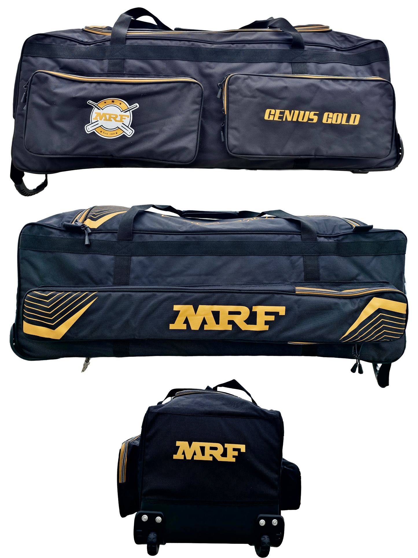 MRF Genius Gold Cricket Wheelie Bag