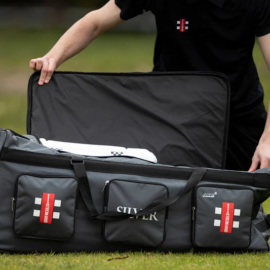 Gray Nicolls Silver Cricket Wheelie Bag
