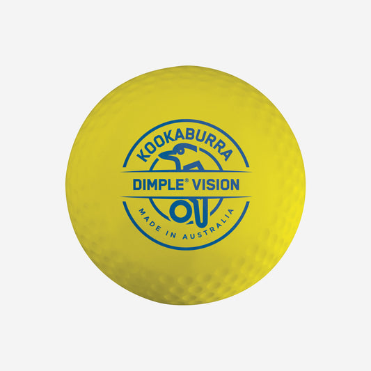 KOOKABURRA DIMPLE VISION HOCKEY BALL YELLOW