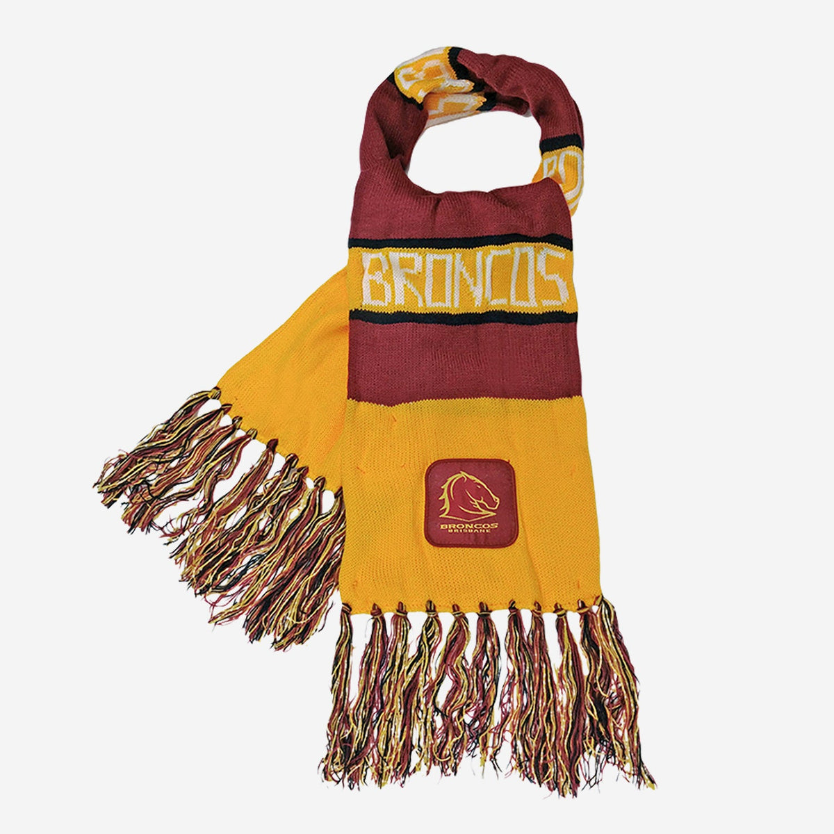 BRISBANE BRONCOS NRL BAR SCARF