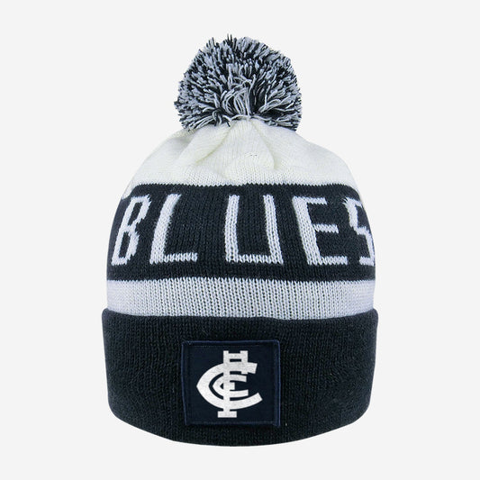 CARLTON BLUES AFL BAR BEANIE