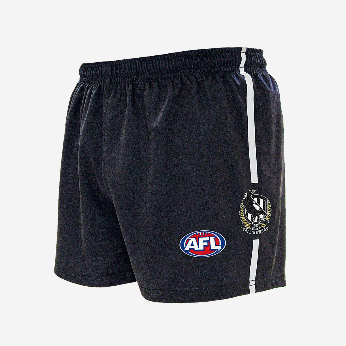 COLLINGWOOD MAGPIES AFL REPLICA SHORTS