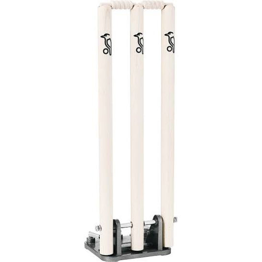Kookaburra Spring Return Cricket Stumps Natural Wood