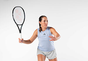 Yonex EZONE ACE Tennis Racquet 260g Aqua Night Black Strung