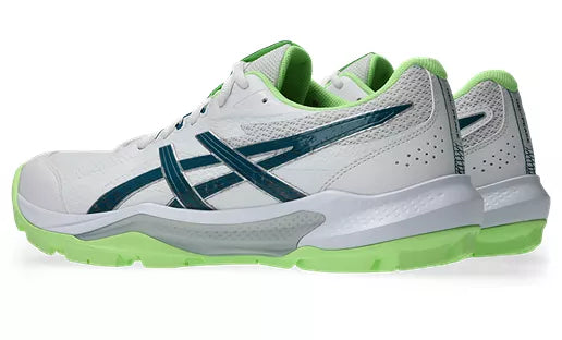 Asics Gel Peake 3 Cricket Rubber Shoe New 2026 White/Dark Teal