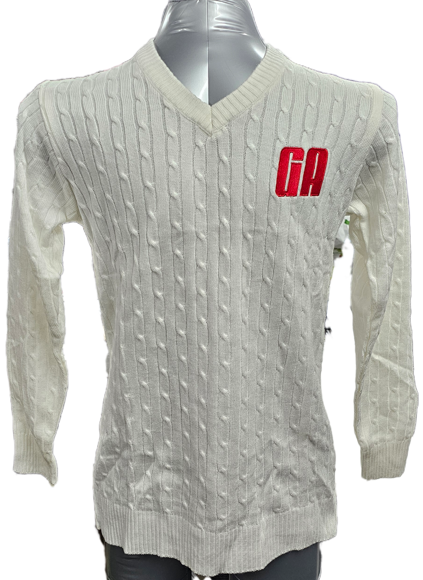 GA Long Sleeve Cricket Sweater