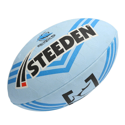 Steeden NRL Supporter Ball Sharks Size 5