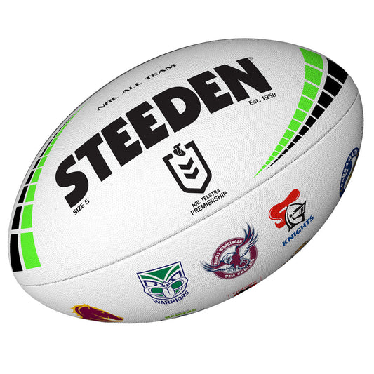 Steeden NRL All Team Logo Supporter Ball Size 5