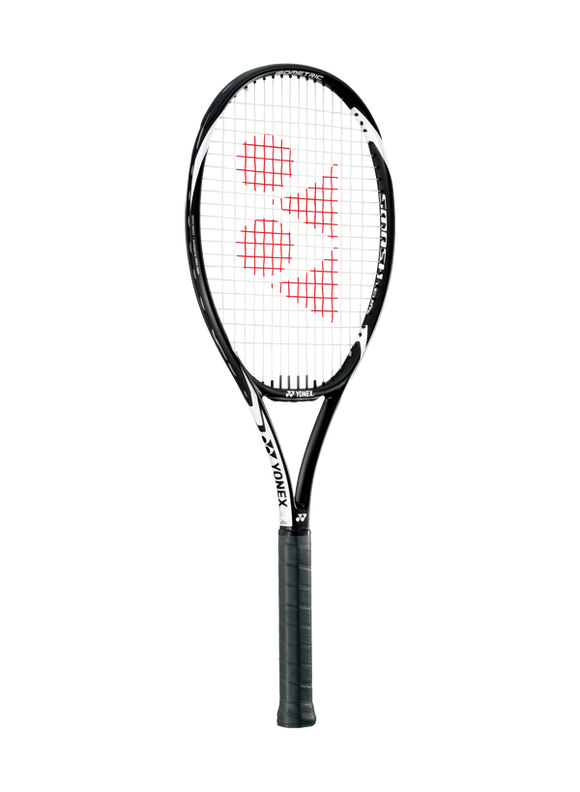 Yonex Smash Team Tennis Racquet (Black/White) 290g-G3-Strung