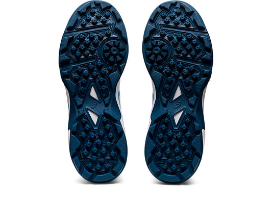 Asics Gel Peake 2 Women's Cricket Rubber Shoe White/Aquarium