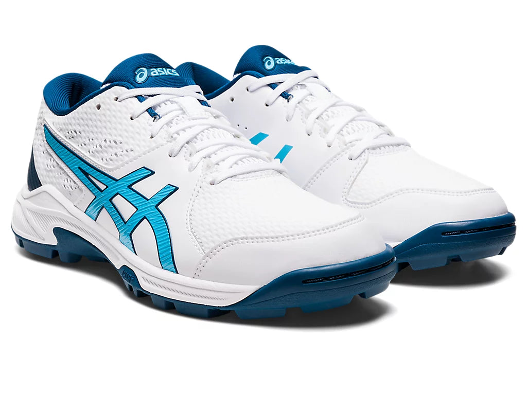 Asics Gel Peake 2 Women's Cricket Rubber Shoe White/Aquarium