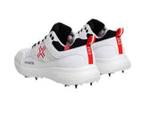 Payntr Bodyline 263 All rounder Cricket Spike Shoe White (US 9, 12 Only)