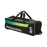 Kookaburra Pro 5.0 Cricket Wheelie Bag Black/Lime