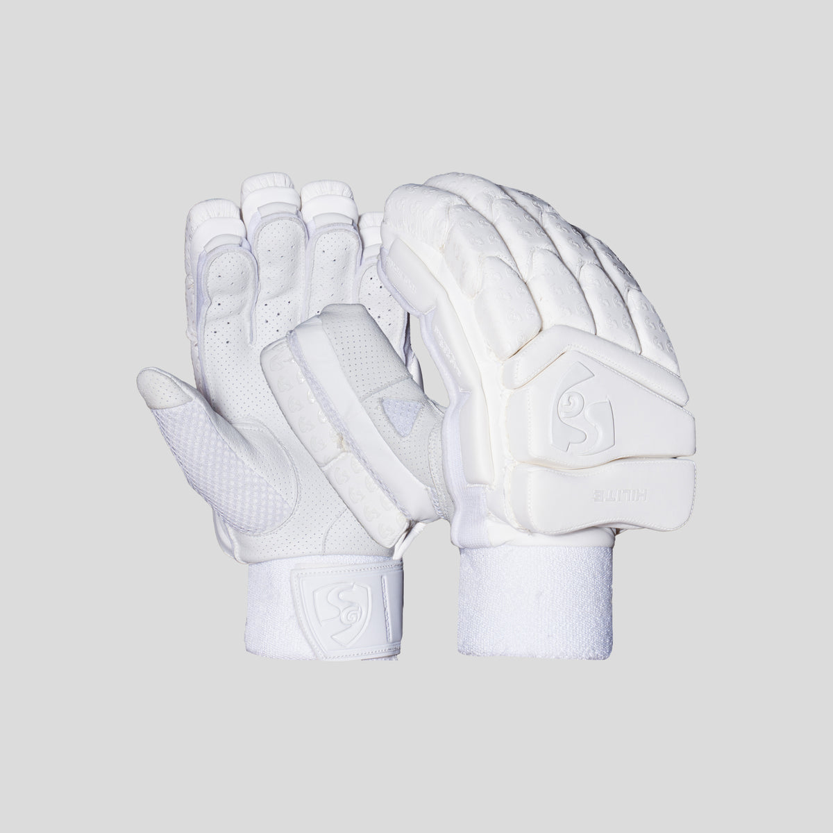SG Hilite White Cricket Batting Gloves