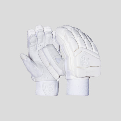 SG Hilite White Cricket Batting Gloves