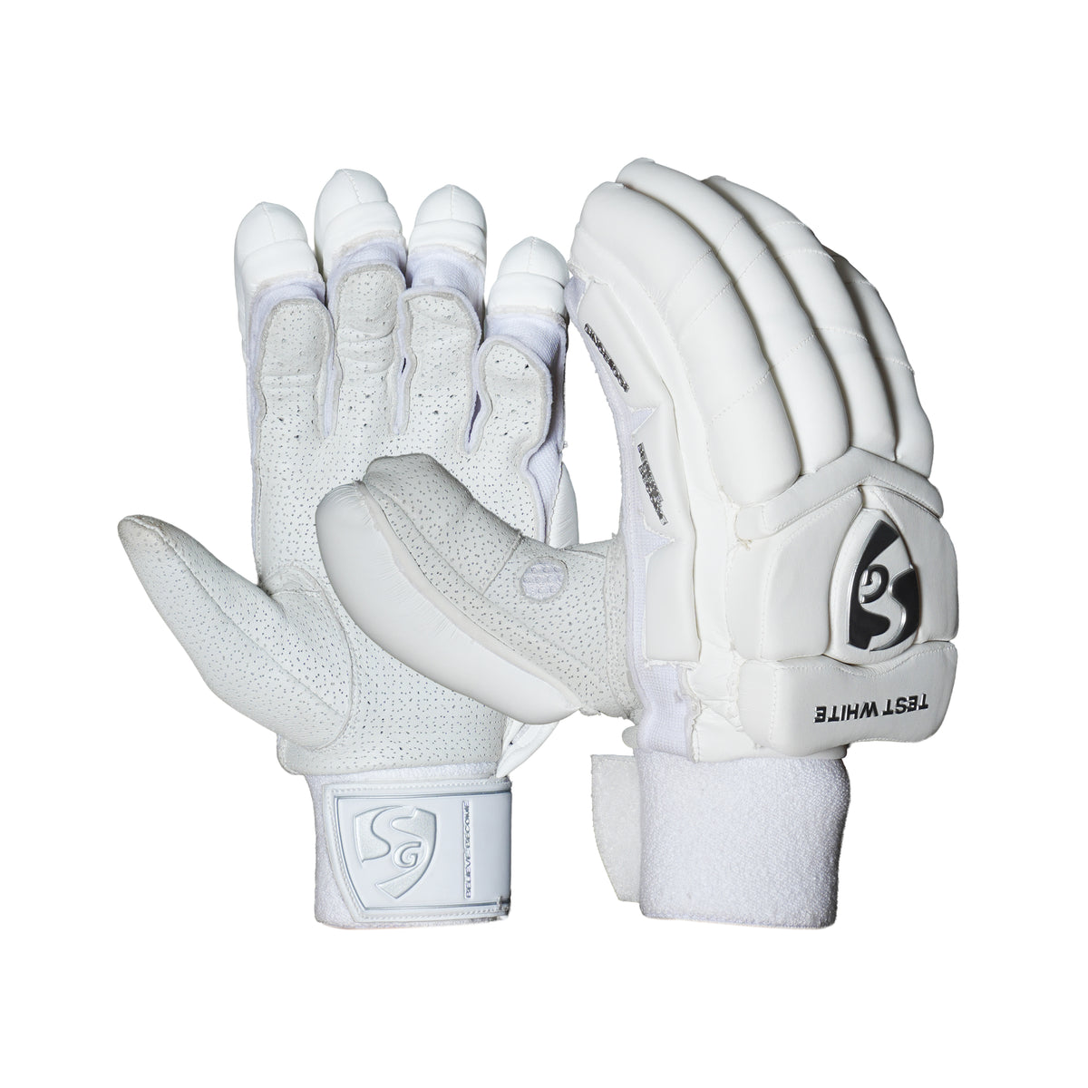SG Test White Cricket Batting Gloves