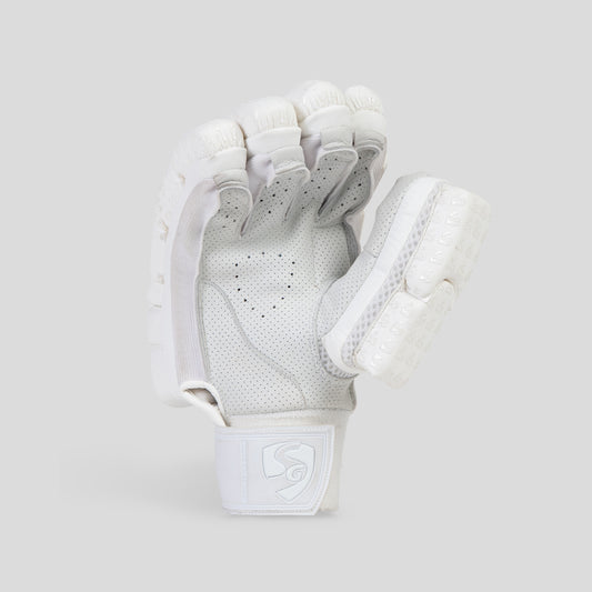 SG Hilite White Cricket Batting Gloves