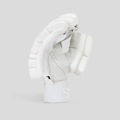 SG Hilite White Cricket Batting Gloves