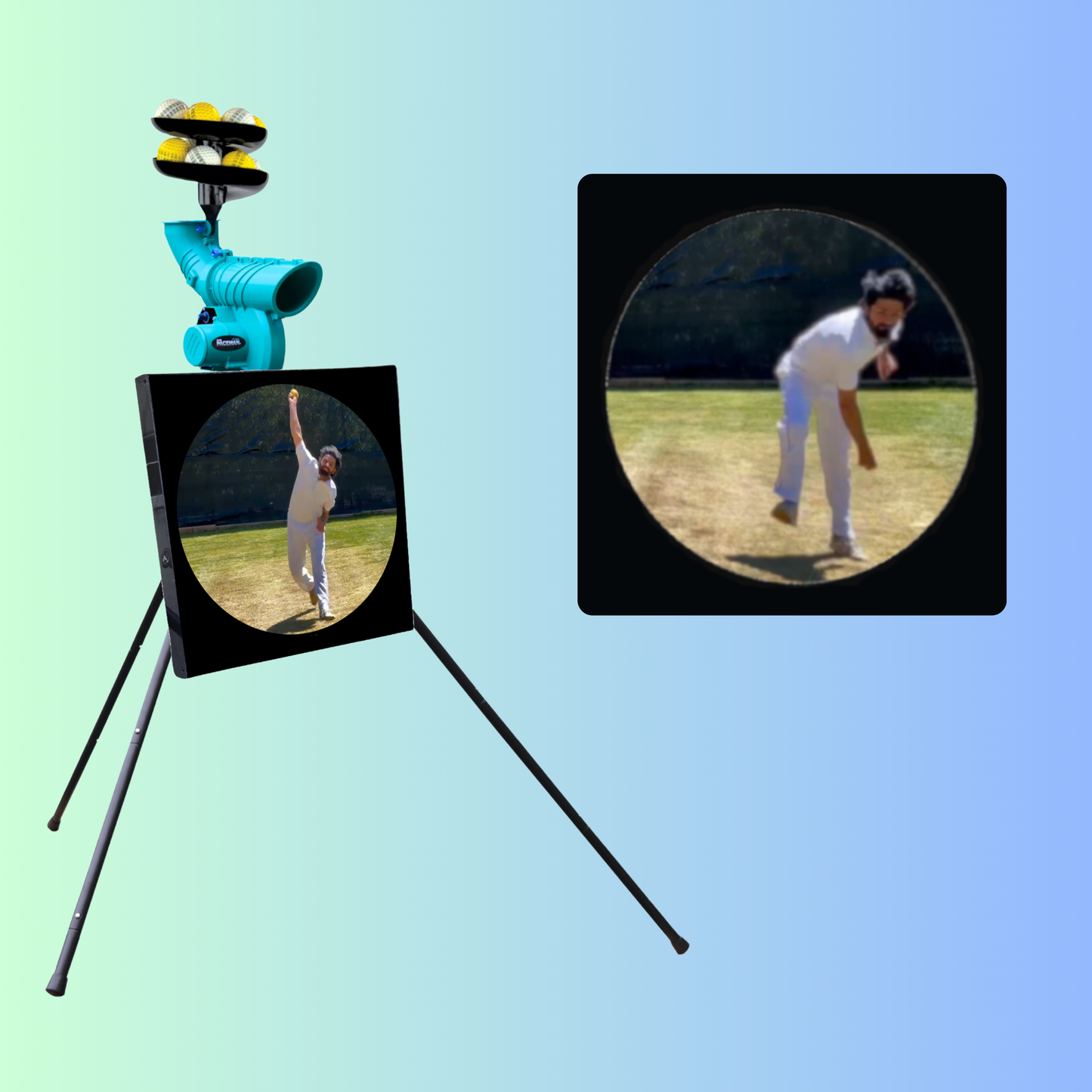 Paceman SIMFX Interactive Bowling Simulator Screen