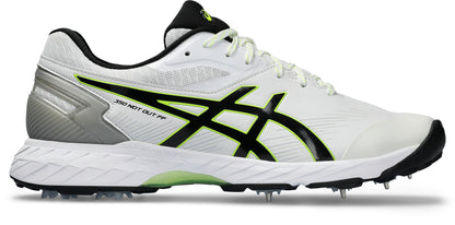 Asics 350 Not Out FF Cricket Spikes Shoe White/Black