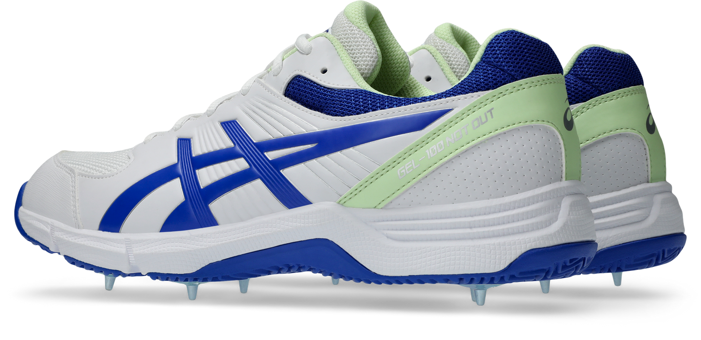 Asics Gel 100 Not Out White / Neon Blue New 2026