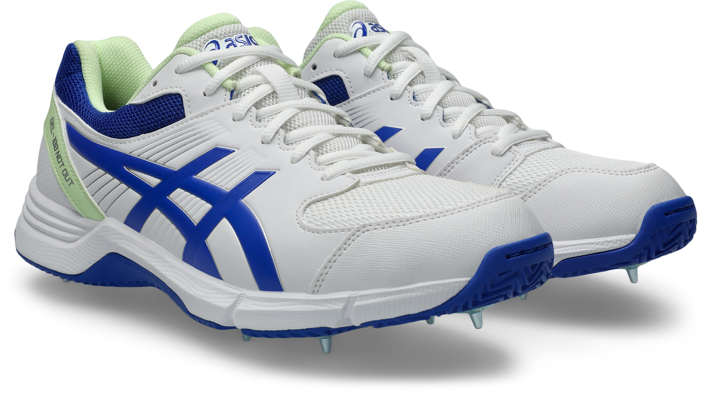 Asics Gel 100 Not Out White / Neon Blue New 2026