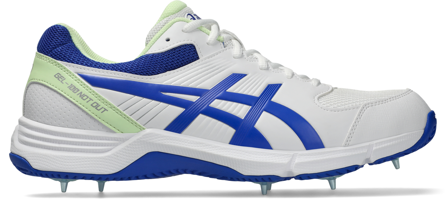 Asics Gel 100 Not Out White / Neon Blue New 2026