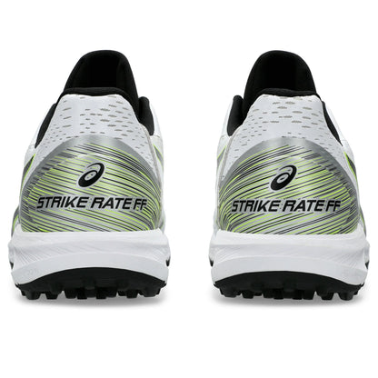 Asics Strike Rate FF Cricket Spikes White/Black