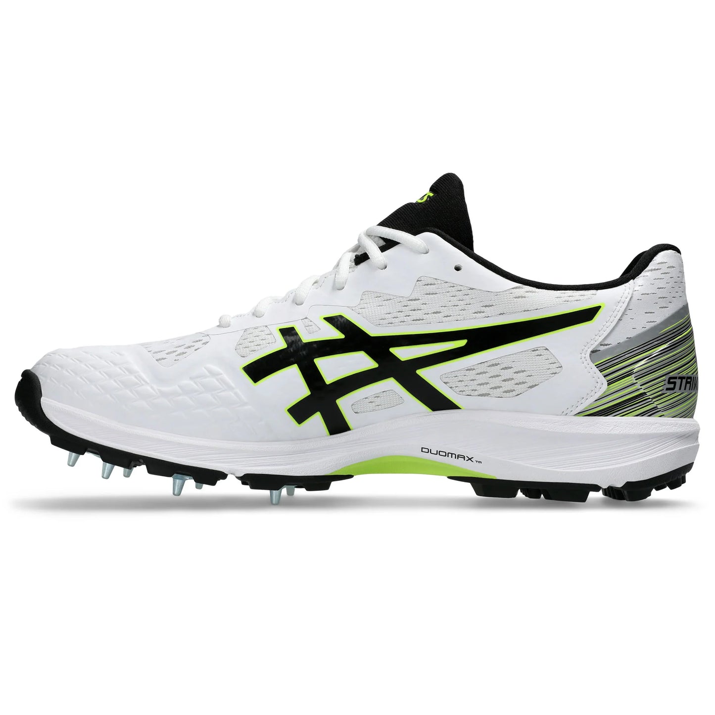 Asics Strike Rate FF Cricket Spikes White/Black
