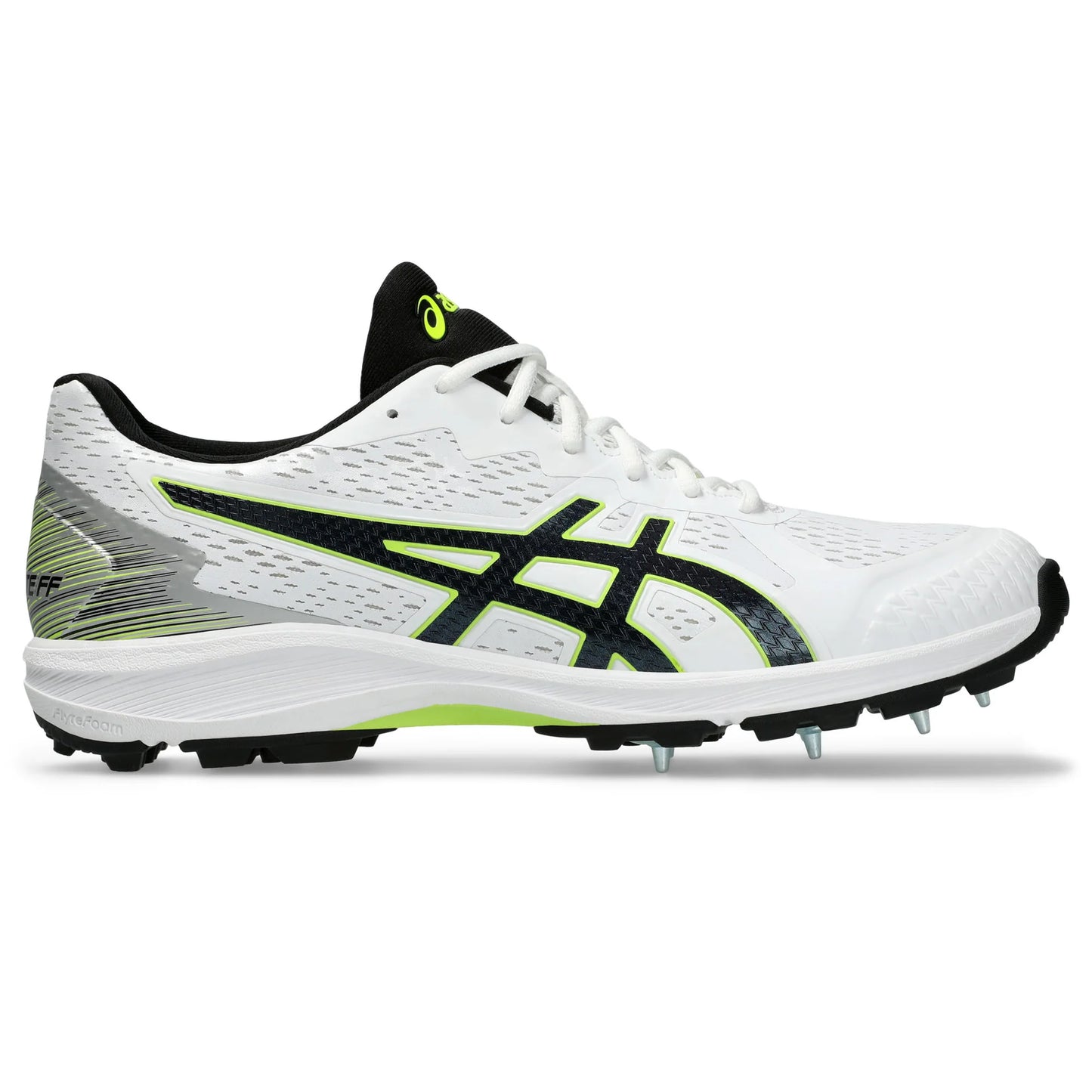 Asics Strike Rate FF Cricket Spikes White/Black