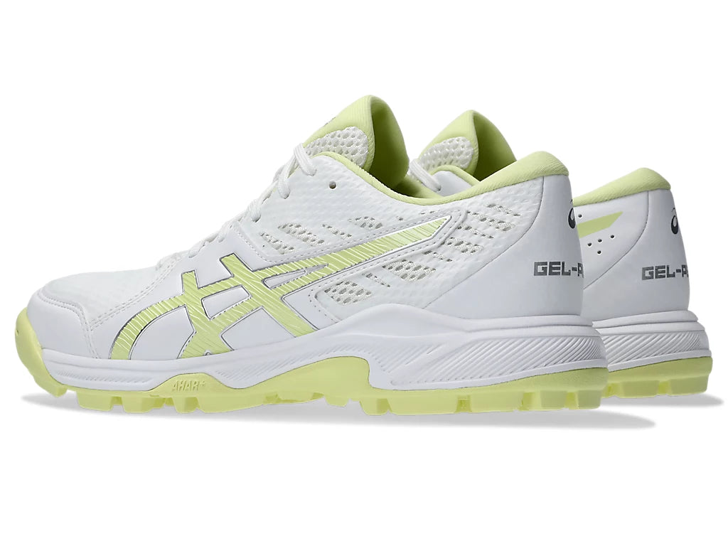 Asics Gel Peake 2 Women's Cricket Rubber Shoe White/Huddle Yellow