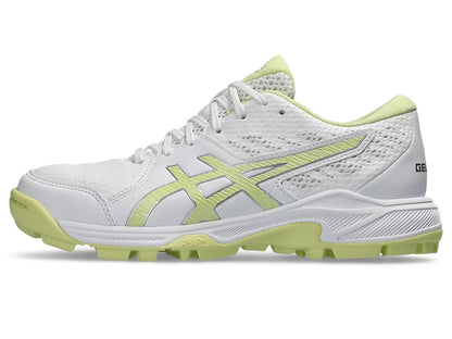 Asics Gel Peake 2 Women's Cricket Rubber Shoe White/Huddle Yellow