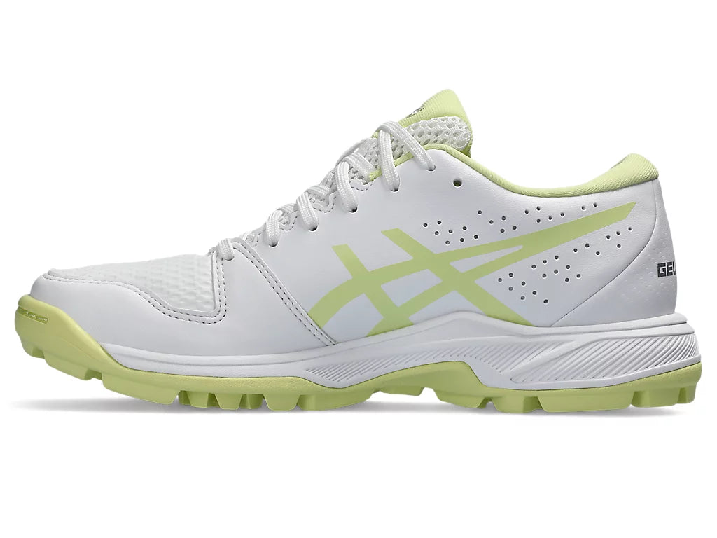 Asics Gel Peake 2 Women's Cricket Rubber Shoe White/Huddle Yellow