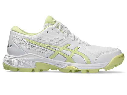 Asics Gel Peake 2 Women's Cricket Rubber Shoe White/Huddle Yellow