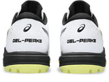 Asics Gel Peake 2 White/Glow Yellow Cricket Rubber Shoe (All Sizes Available)