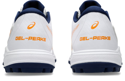 Asics Gel Peake 2 Cricket Shoe White/Stadium Orange