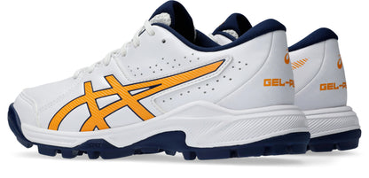 Asics Gel Peake 2 Cricket Shoe White/Stadium Orange