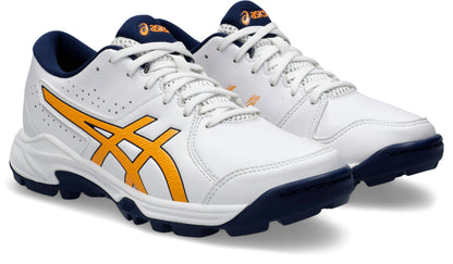 Asics Gel Peake 2 Cricket Shoe White/Stadium Orange