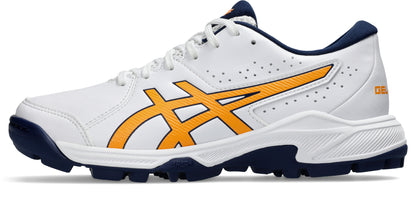 Asics Gel Peake 2 Cricket Shoe White/Stadium Orange