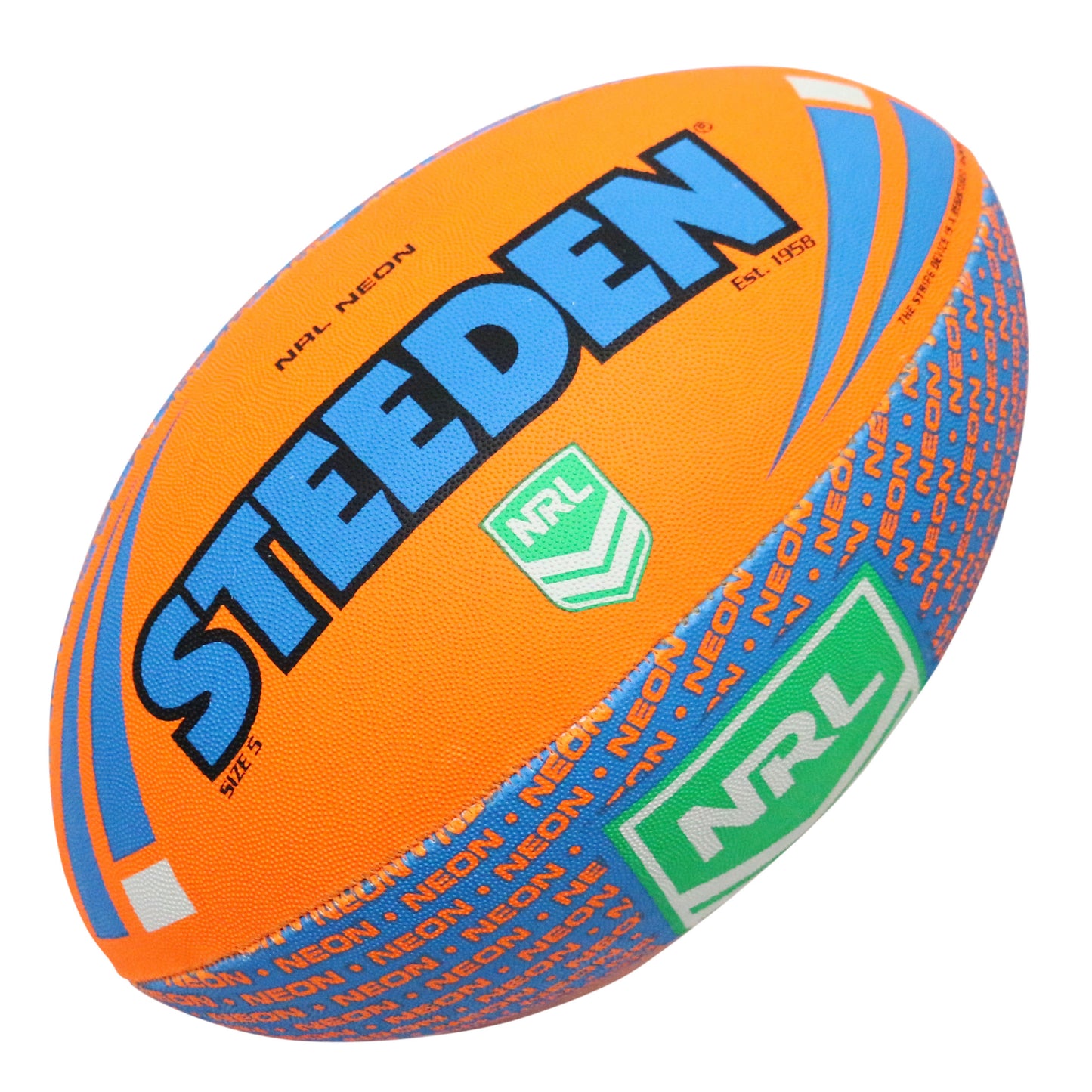 Steeden NRL Neon Supporter Ball Size 5
