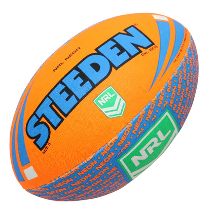 Steeden NRL Neon Supporter Ball Size 5
