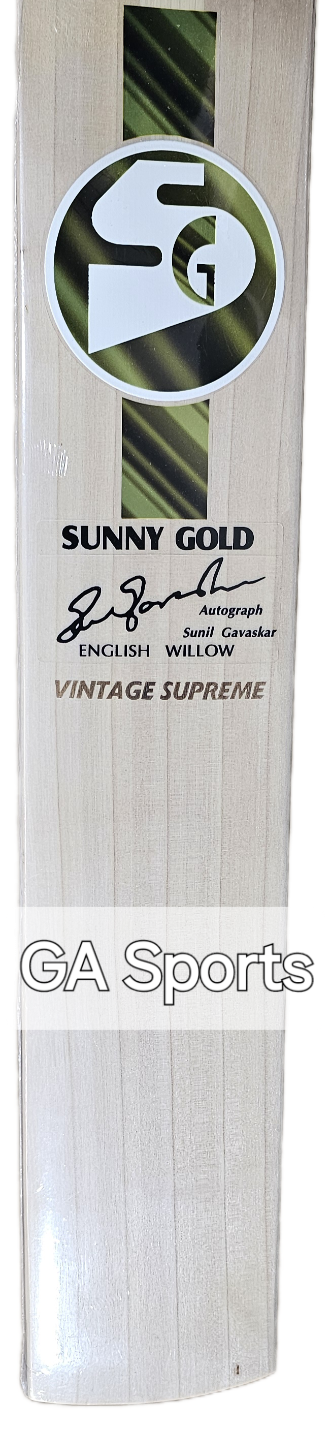 SG Sunny Gold Vintage Supreme Short Handle English Willow Cricket Bat